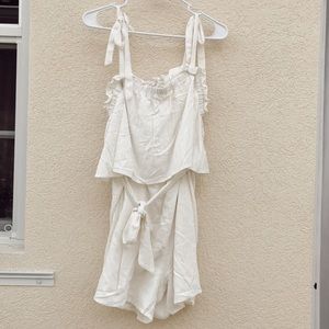 Princess Polly white romper